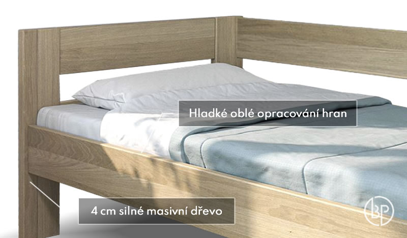 Detail opracovania jednolôžka Ela